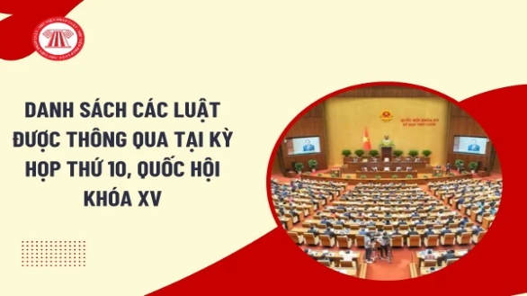 Triển khai các luật, nghị quyết thông qua tại Kỳ họp thứ 10 Quốc hội