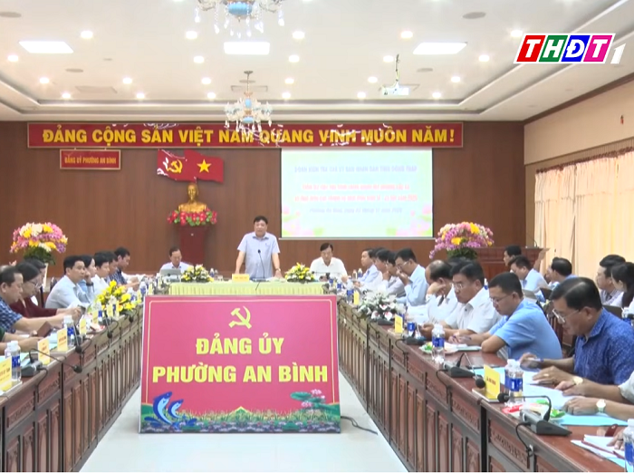 Chủ tịch UBND tỉnh Đồng Tháp kiểm tra vận hành chính quyền địa phương 2 cấp