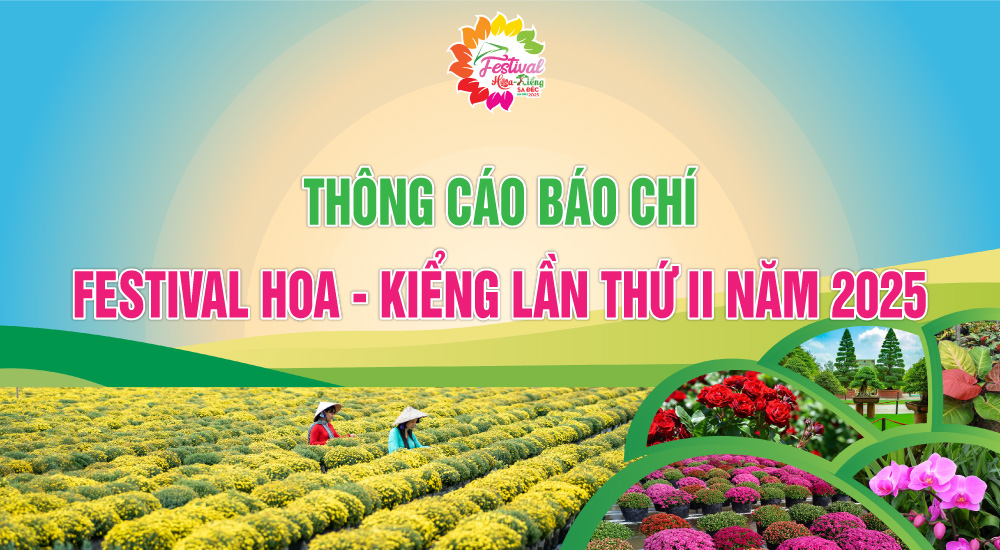 Thông cáo báo chí Festival Hoa - Kiểng lần thứ II năm 2025