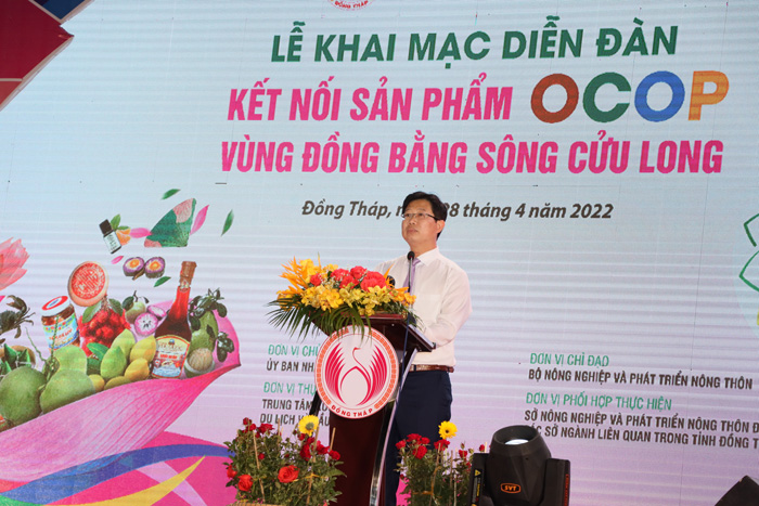 Phát biểu khai mạc Diễn đàn kết nối sản phẩm OCOP vùng ĐBSCL