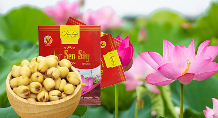 Hạt sen sấy – Sản phẩm OCOP cấp Quốc gia