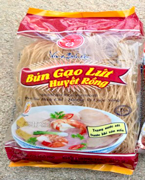 Bún gạo lứt huyết rồng