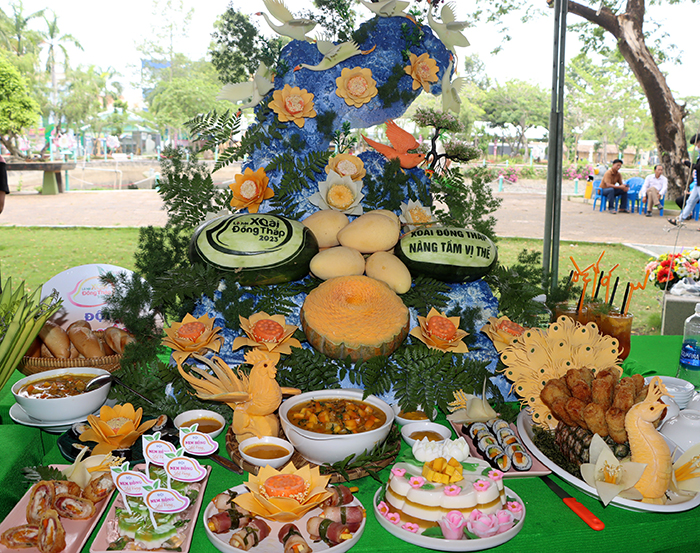 Tinh hoa ẩm thực Xoài Đồng Tháp “ngào vị quê hương”