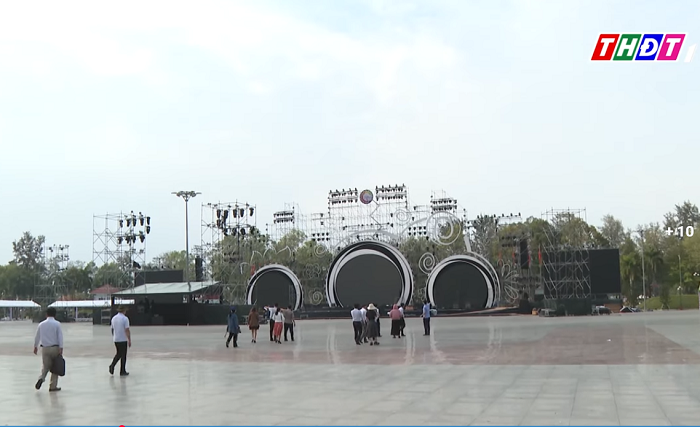 Khảo sát tiến độ thi công các hạng mục Festival Hoa Kiểng Sa Đéc