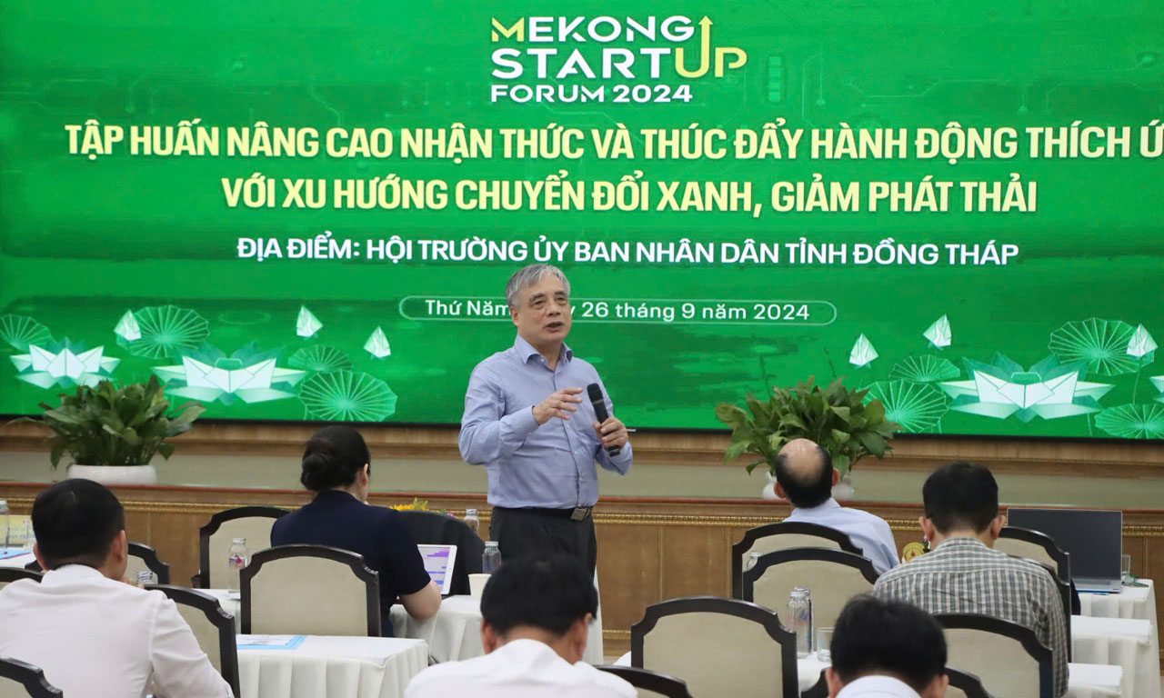 Phó Giáo sư – Tiến sĩ Trần Đình Thiên chia sẻ về bài toán mới cho quản trị địa phương trong bối cảnh chuyển đổi xanh